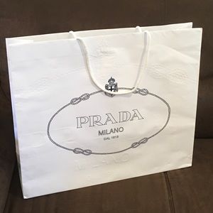 Large Prada shopping bag